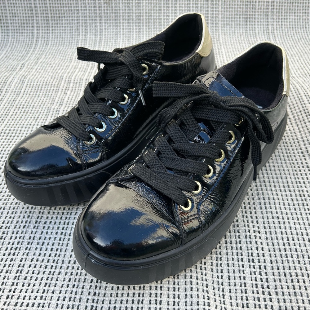 Ara Mikky Patent Platform Sneaker